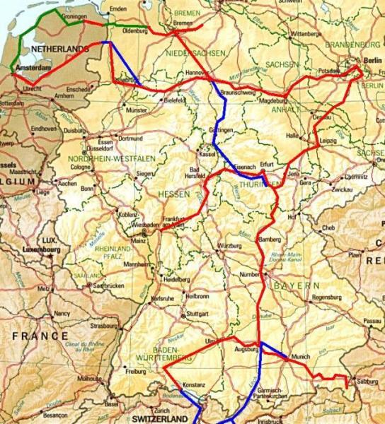 Germany route